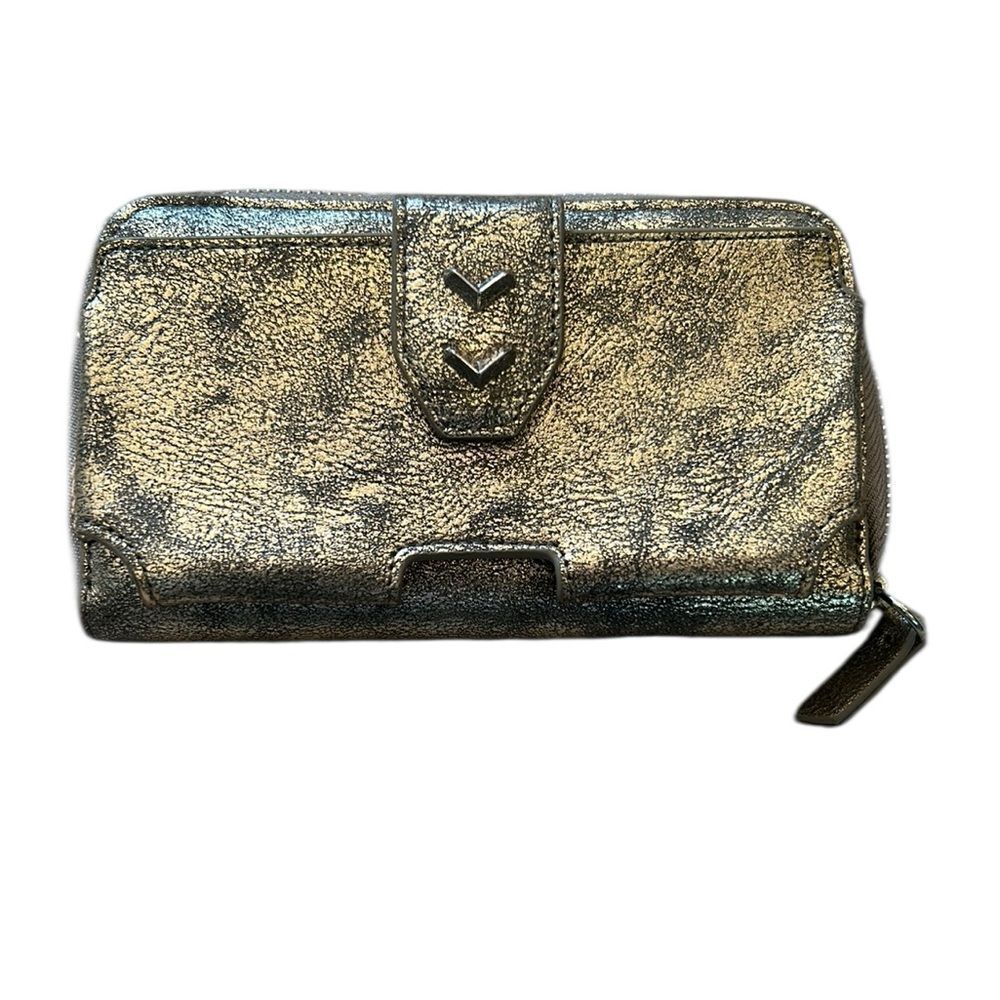 Stella and Dot phone case Metallic Gold Wallet